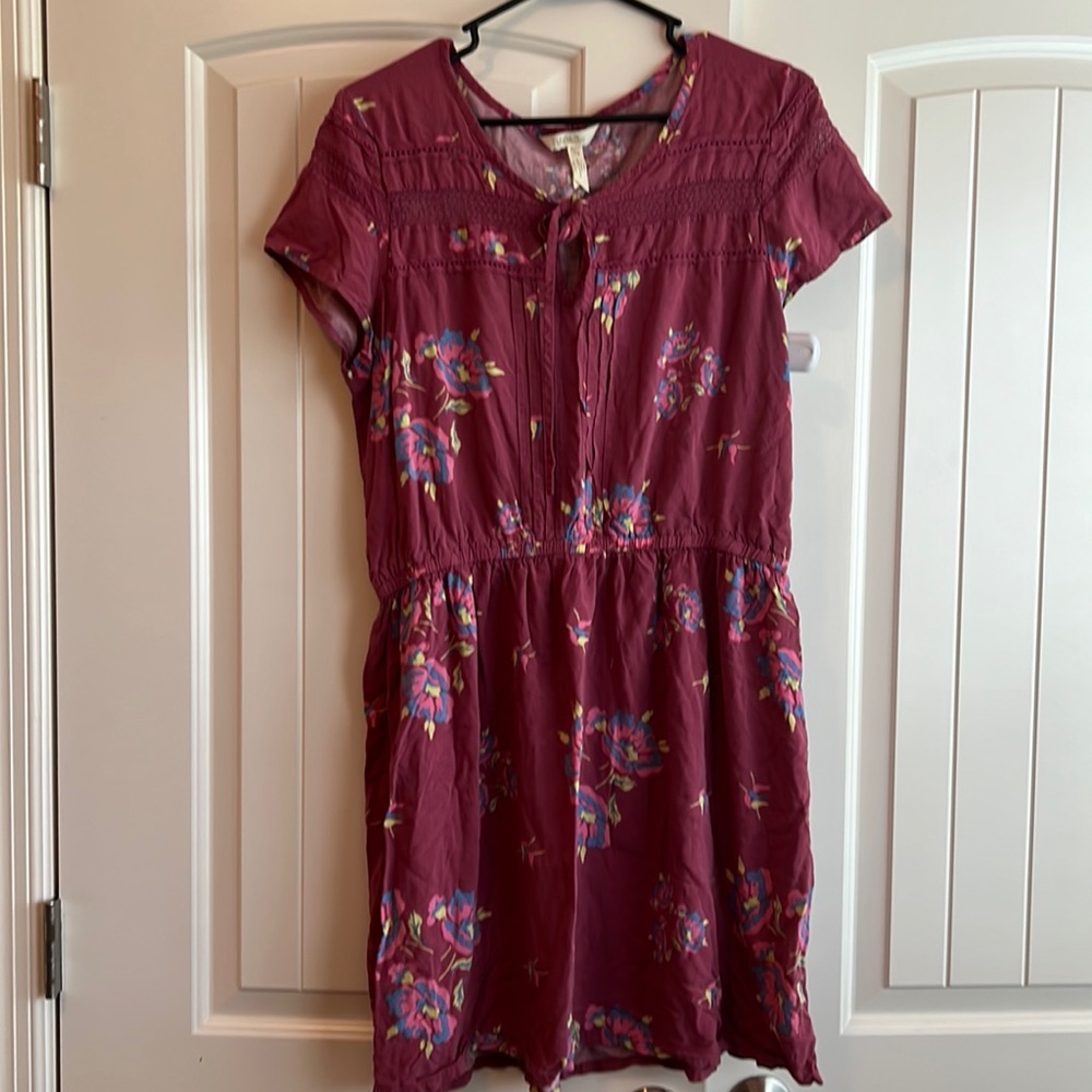 Women’s Matilda Jane dark pink floral dress